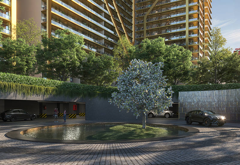 Landscape and amenity render