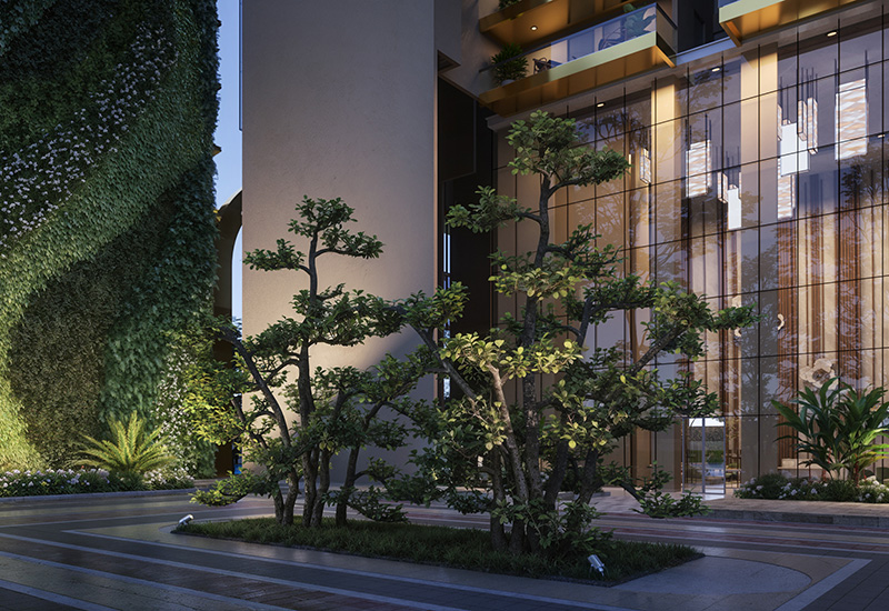Landscape and amenity render