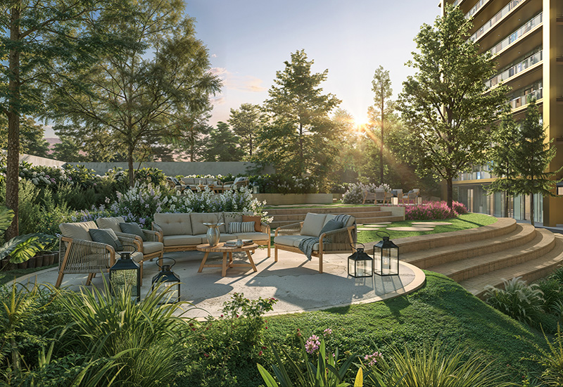 Landscape and amenity render