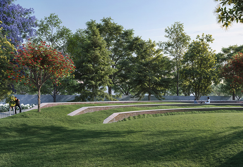 Landscape and amenity render