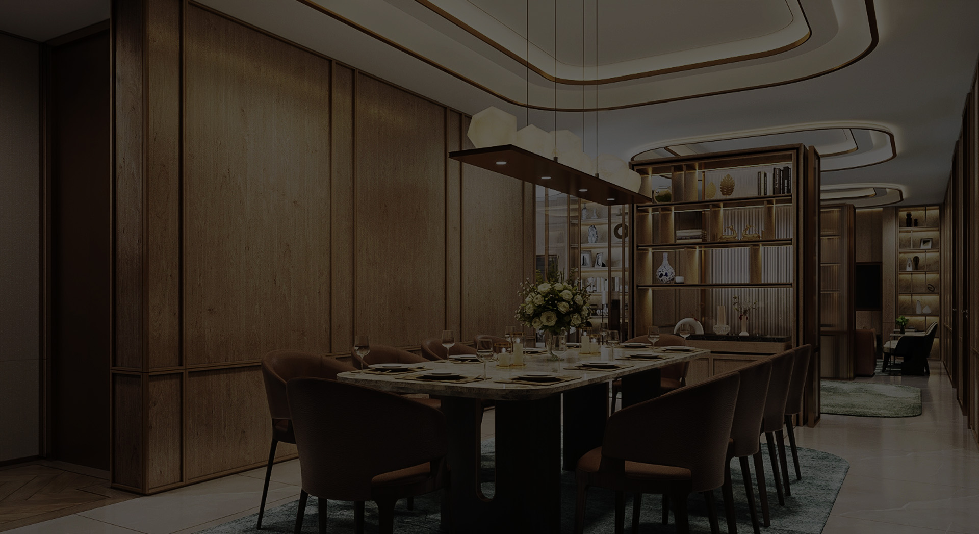 Dining area render